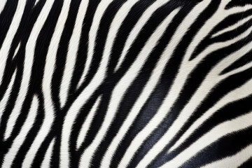 Closeup of zebra skin texture background