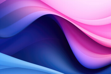 Fototapeta premium abstract wavy pink, purple and blue background