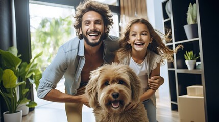 The emotion of a new beginning in a new home, generative ai