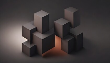 Obraz premium abstract background with squares