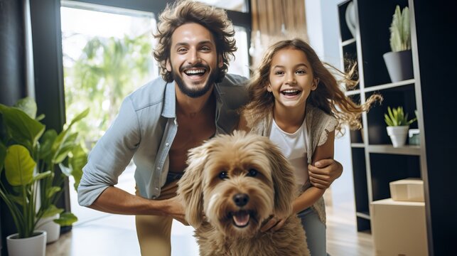 The emotion of a new beginning in a new home, generative ai