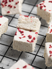 zefir, zephyr, sweet homemade marshmallows 