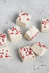 zefir, zephyr, sweet homemade marshmallows 