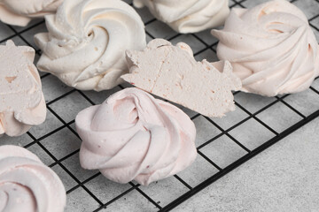 zefir, zephyr, sweet homemade marshmallows 