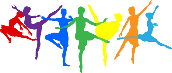 Ballet Dancer Silhouette Dancers Poses Silhouettes © Christos Georghiou