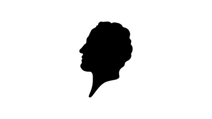 Niels Henrik Abel silhouette