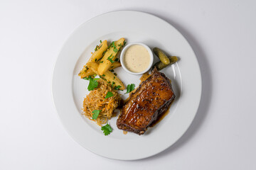 grilled pork ribs