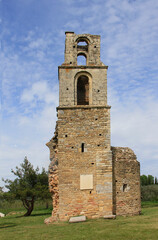 Fototapeta na wymiar Vieux clocher de la chapelle