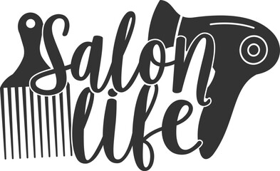 Salon Life - Hairdresser Illustration