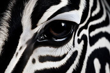 close up of zebra