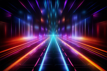 abstract light background generative ai