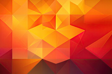 Obraz premium Yellow orange abstract background, Geometric shapes, Color gradient
