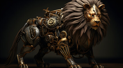 Lion, Steampunk