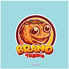 panipuri traditional food india mascot vector template