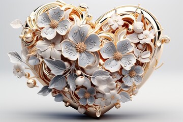 Obraz premium seashell on white background