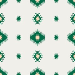 Ikat seamless pattern ethnic oriental traditional background design for carpet,curtain,clothing, wrapping paper,wallpaper,texture,textiles,tile,fabric , batik.