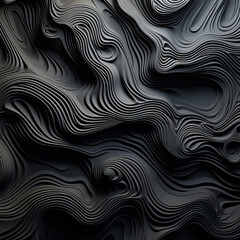 Black Modern Geometric Abstract Background