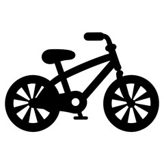 Icon Vector of Kid Bicycle. Bike Illustration SVG