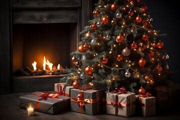 Christmas, New Year, home, Christmas at Home, cozy, warm, tree, christmas tree