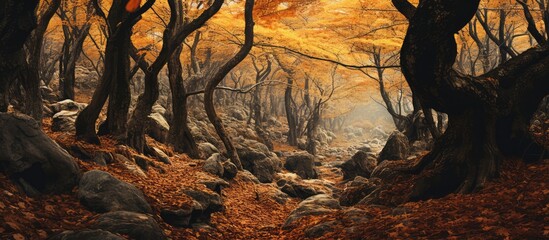 Crimeas fall woods