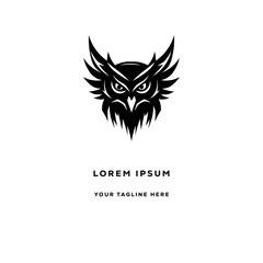 head owl tattoo design