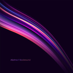 Neon speed lines. Dynamic light motion traces. Light trace wave, trace line.	
Neon swirls.