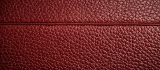 Red and brown stitch on a seamless rexine texture