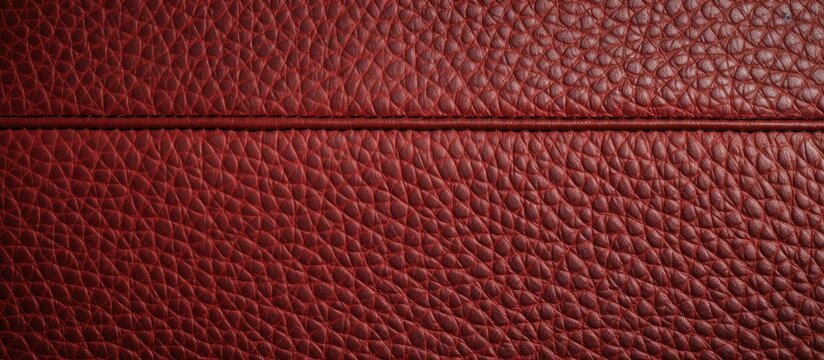 Red and brown stitch on a seamless rexine texture
