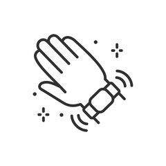 Insect wristband, linear icon. Line with editable stroke