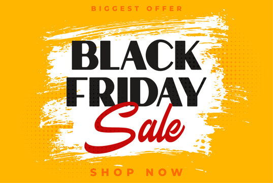 black friday sale offer grunger background for business marketing