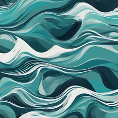 seamless pattern with waves