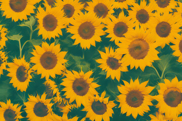 Draw abundant sunflowers.
Generative AI
