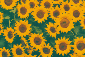 Draw abundant sunflowers.
Generative AI
