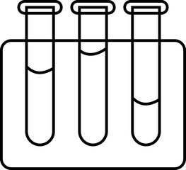 lab tubes icon