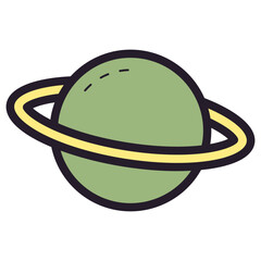 planet saturn illustration