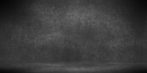 Black vintage paper texture. Grunge background, black and white chalk
