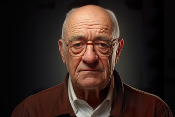 Obraz premium grandfather portrait / old man portrait