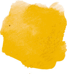 Vector Watercolor painted splatters. Hand drawn design elements isolated on white background.
