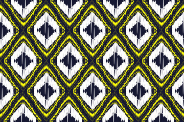 Ethnic pattern . Geometric chevron abstract illustration, wallpaper. Tribal ethnic vector texture. Aztec style. Folk embroidery. Indian, Scandinavian, African rug.design for carpet, sarong 