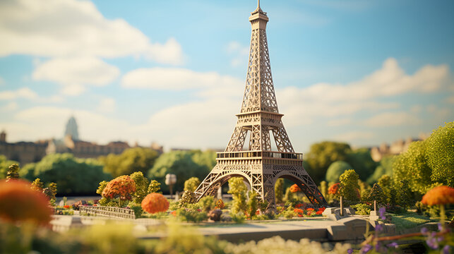 eiffel tour over Seine river, Eiffel Tower, Eiffel Tower, Paris, France