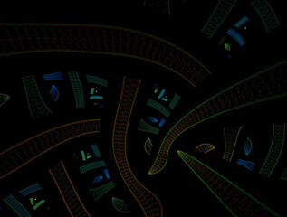 Imaginatory fractal abstract background Image