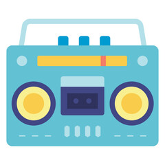 boombox illustration