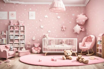 pink baby room