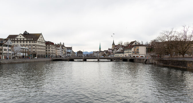 Brücke in Zürich in der Schweiz