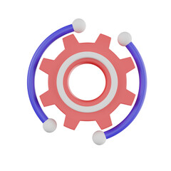 Settings 3d illustration