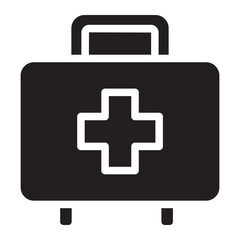 first aid kit glyph