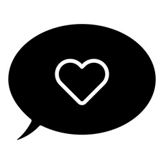 love talk icon