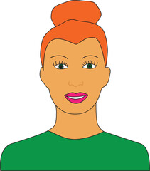 People avatar Vector illustration Eps file Graphic design element 