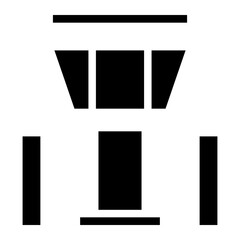 airport glyph icon