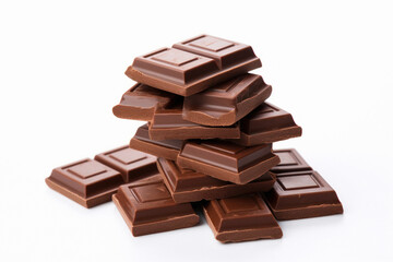 Fototapeta premium Pile of sweet and delicious chocolates
